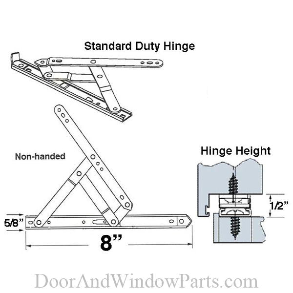 4-Bar Hinges (Non-Handed)