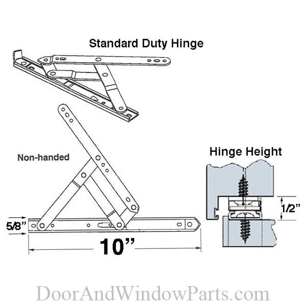 4-Bar Hinges (Non-Handed)