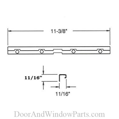 Casement Operator Track