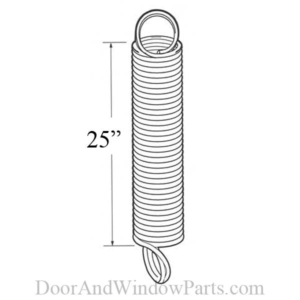 Extension Springs with Safety Cable