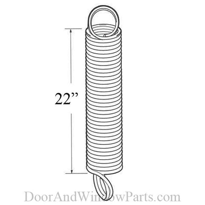 Extension Springs with Safety Cable