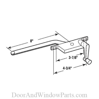 Casement Operator (Diecast - face mount)