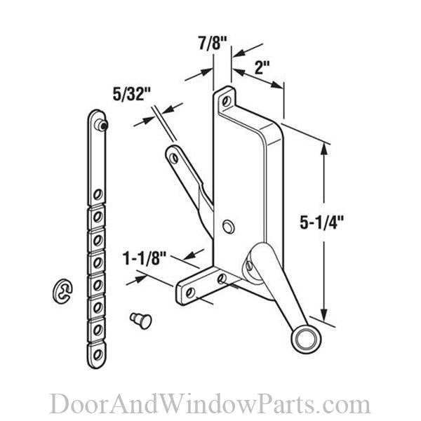 Universal Awning Operator (Aluminum)