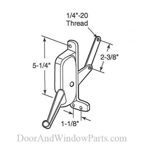 Air Control-Keller Awning Operator (Aluminum)