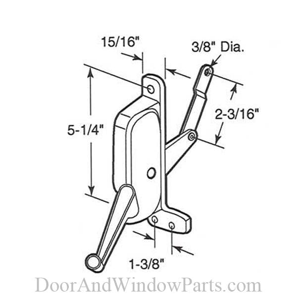 Stanley-C & E Awning Operator (Aluminum)