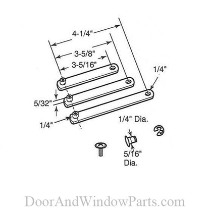 Universal Awning Operator Link Assortment