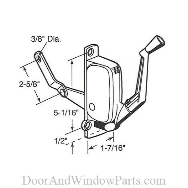 Anderson Awning Operator (Aluminum)