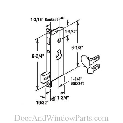 Mortise Lock Insert