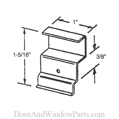 Lift and Retainer Clip (Aluminum)