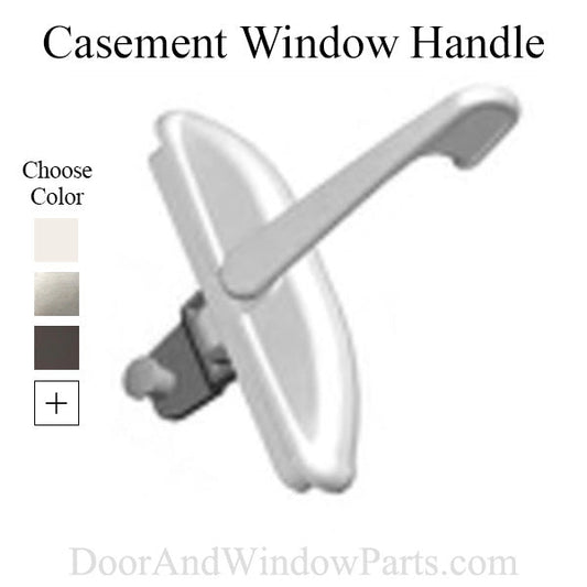 Roto PRO Casement window handle, SP Bend, Mush