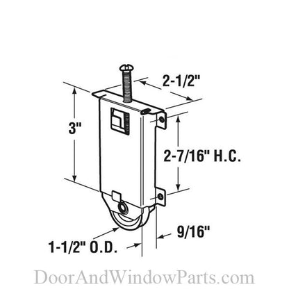 Mirror Door Roller