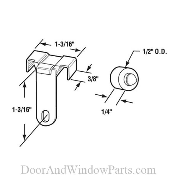 Mirror Door Guide and Bumper