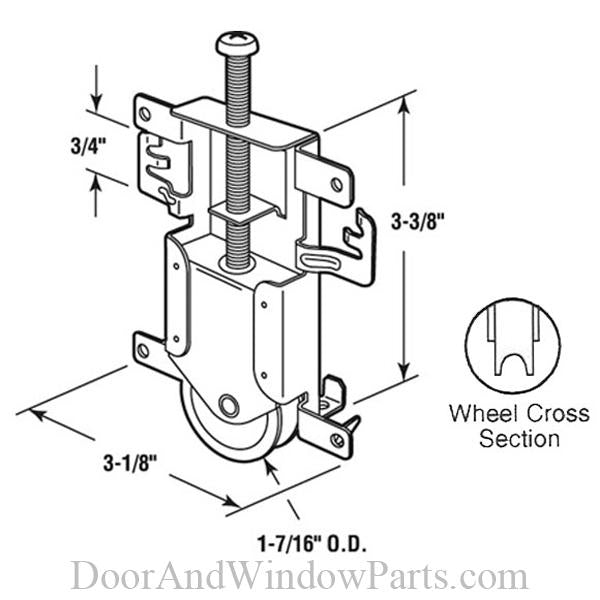 Mirror Door Roller