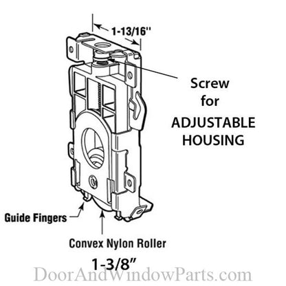 Mirror Door Roller Assembly