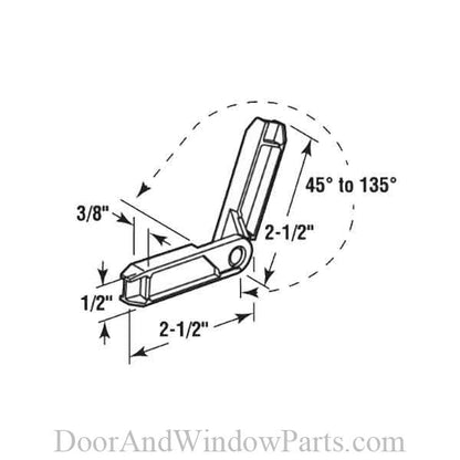 7/16" x 3/4" Screen Frame Corners (Plastic)