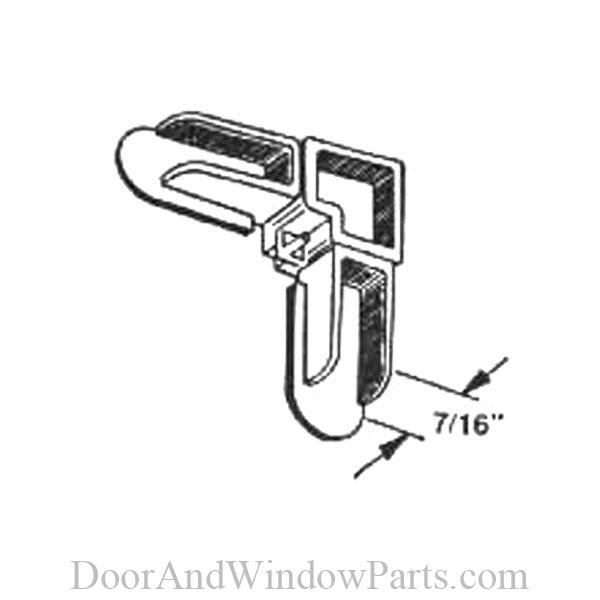 7/16" x 3/4" Screen Frame Corners (Plastic)