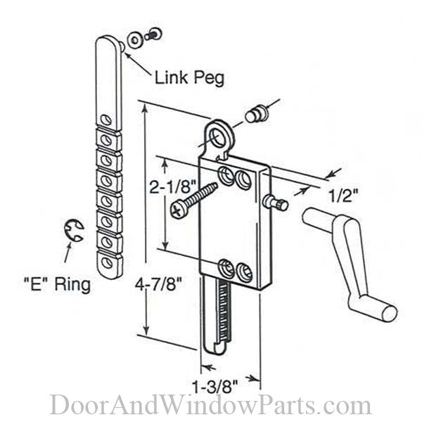 Awning or Louvre Window Operator