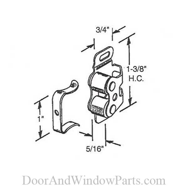 Double Pole Friction Catch