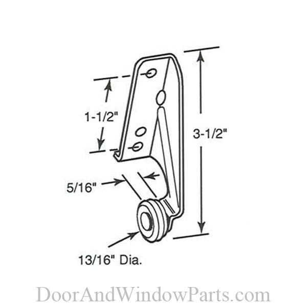 Mono-Rail Drawer Track Roller