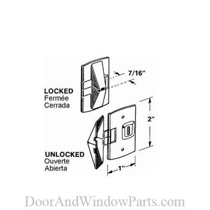 Wood Window Flip Lock