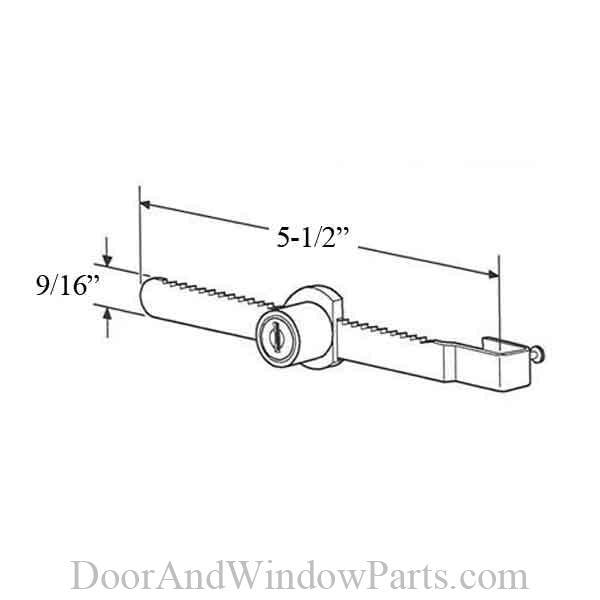 Showcase Window Key Lock