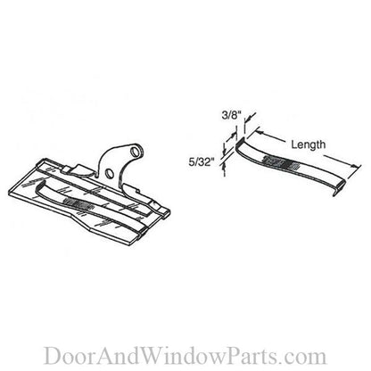 Louver Window Security Clip