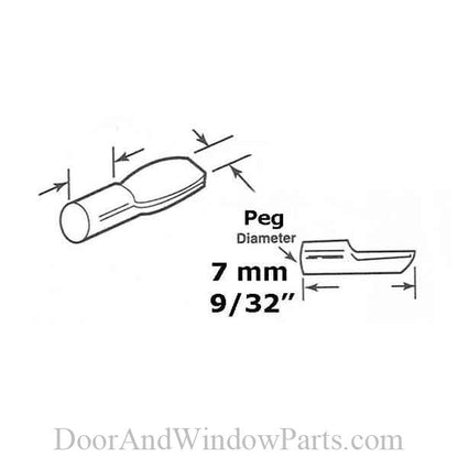 Shelf Support Pegs (Metal)