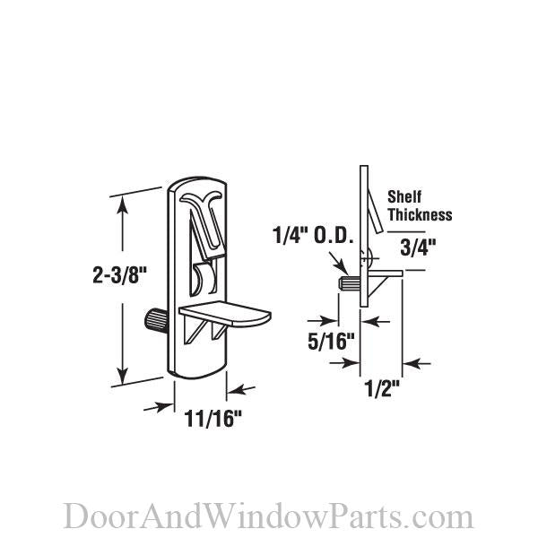 Shelf Support Pegs (Plastic)