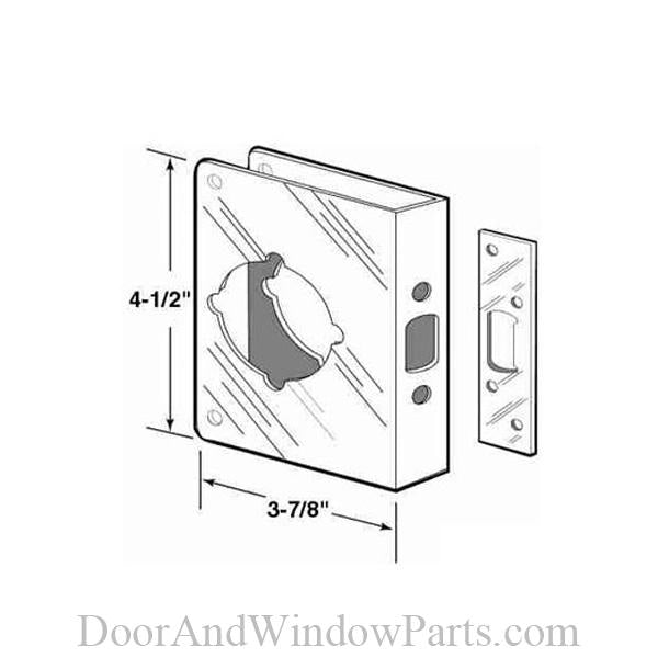 Brass Lock & Door Reinforcer
