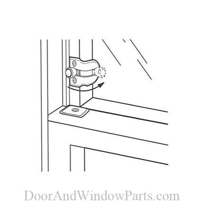 Wood Window Vent Lock