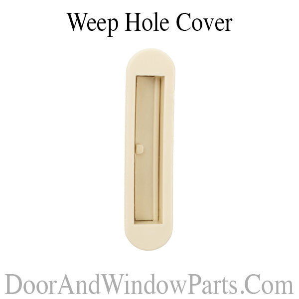 Weep Hole Cover 1-1/4 Slot with Flap - Beige